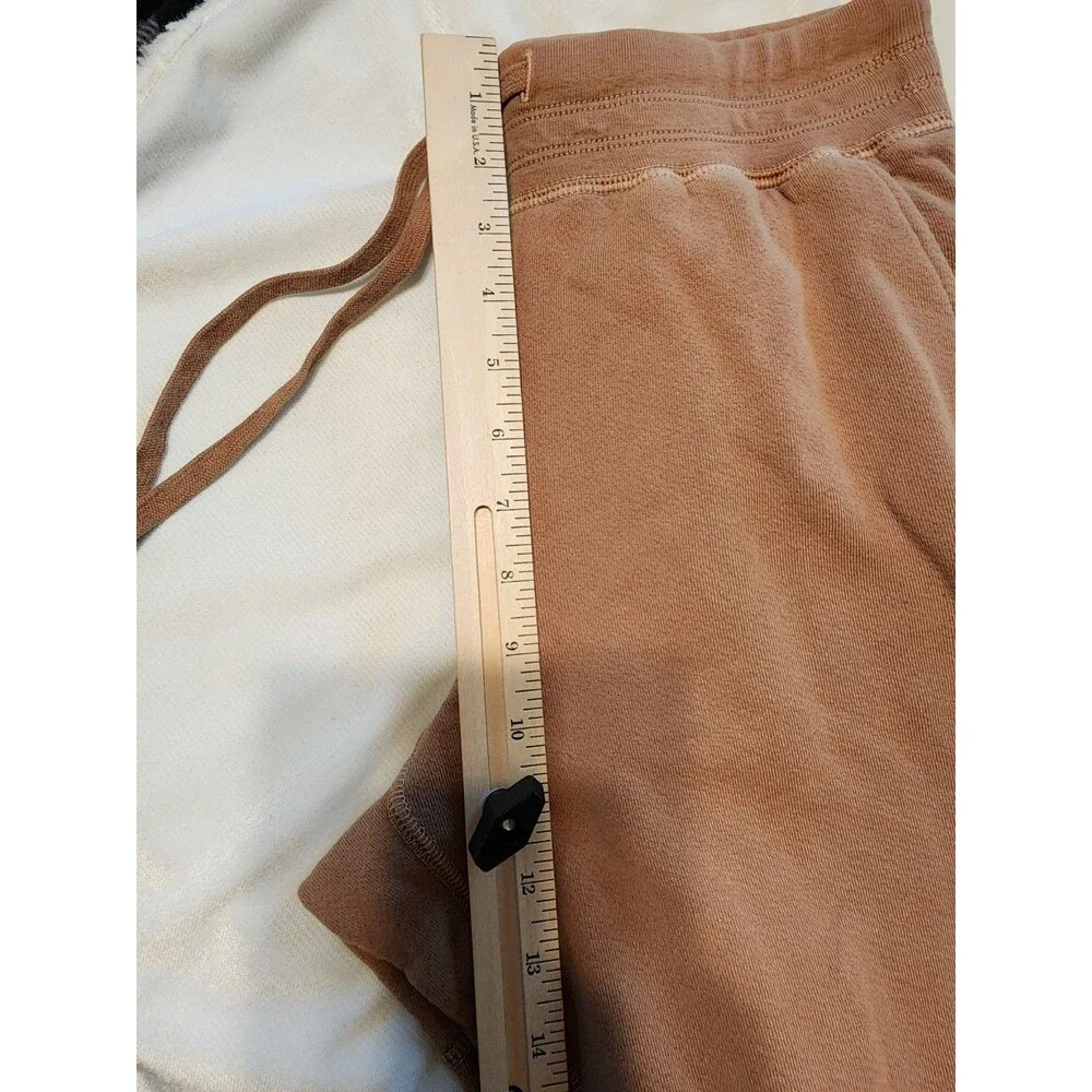 Unsubscribed Cotton Joggers Womens XS Brown Sustainable Drawcord USA Made